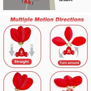 Smart chargeable cat toy